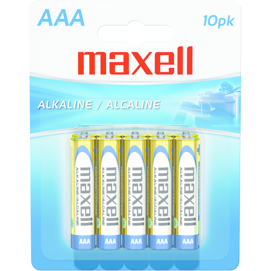 Maxell Alkaline Batteries - AAA 10Pk BP