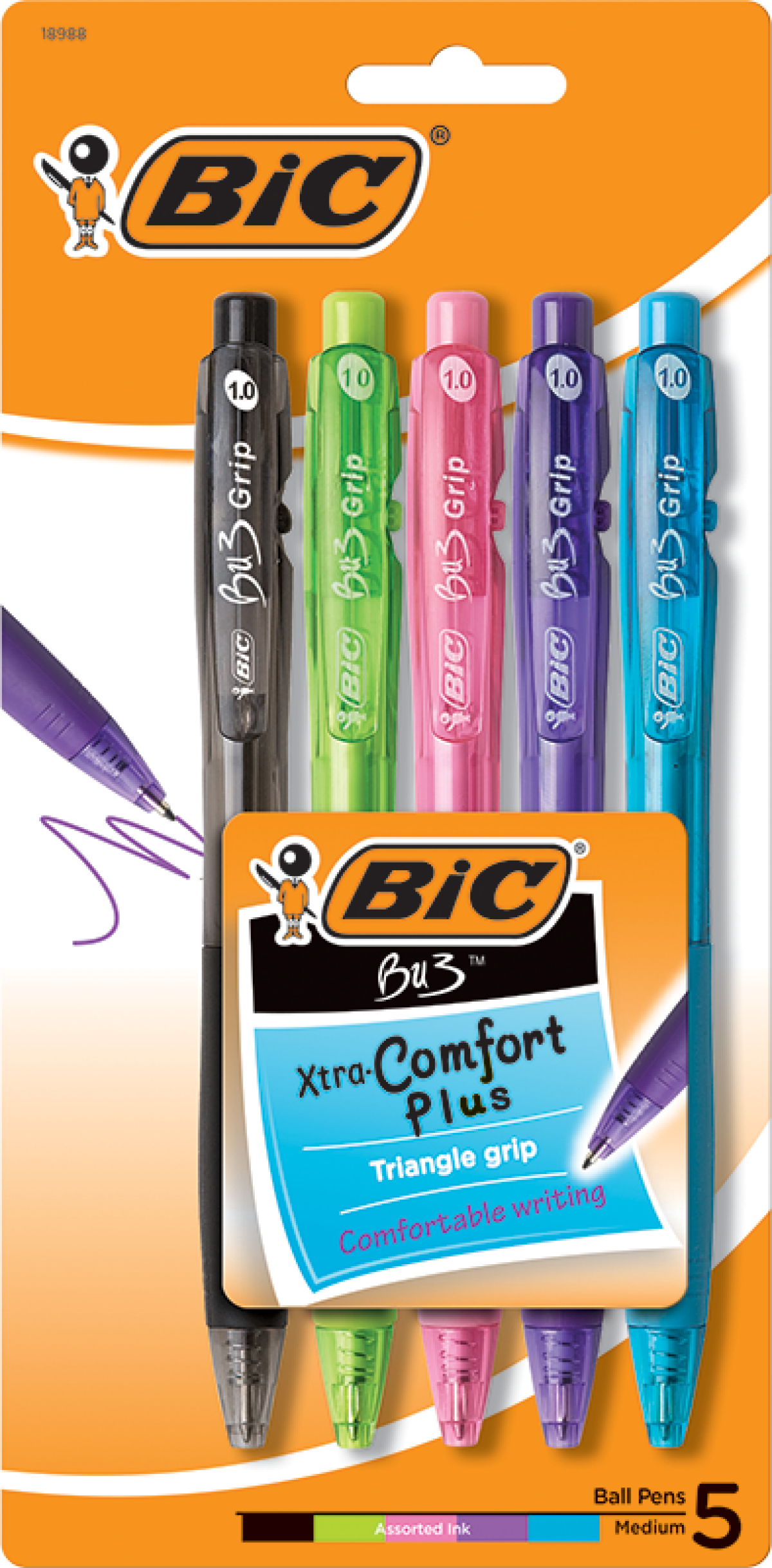 BiC Xtra-Comfort Plus Ball Point Pens