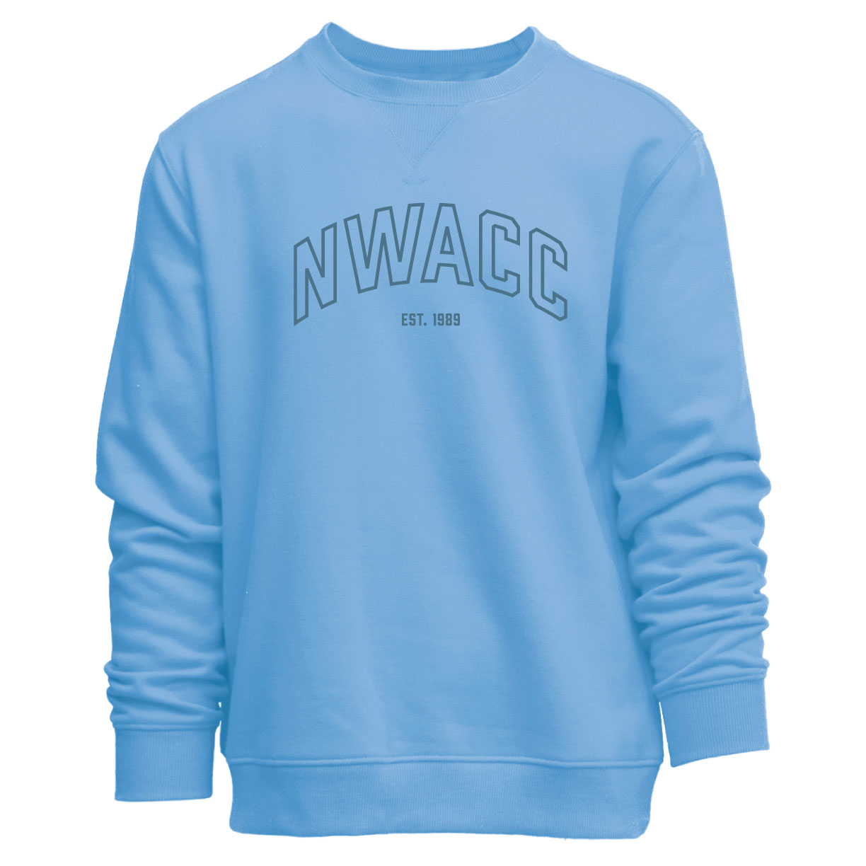 Embroidered EST. 1989 Sweater - Sky Blue