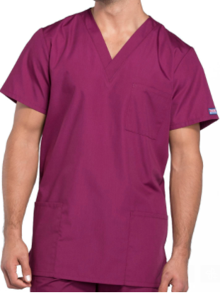 NWC CMA - Unisex 3-Pocket V-Neck Scrub Top