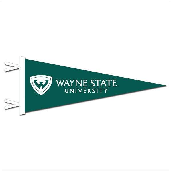 Wayne State University 9in. x 24in. Wool Felt Pennant