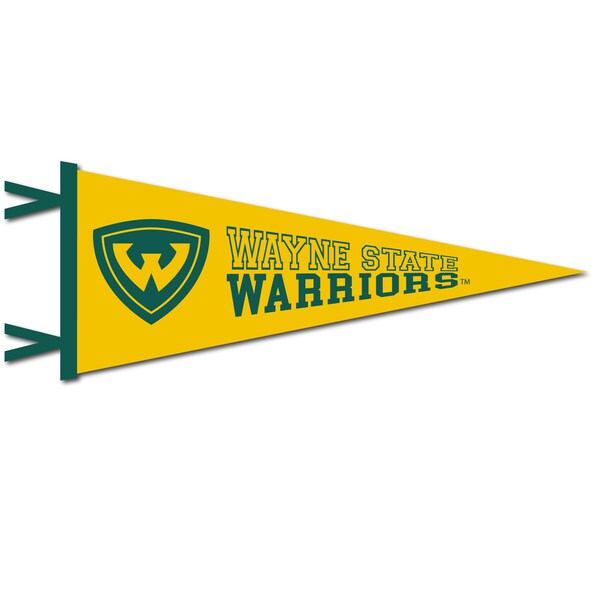 Wayne State Warriors 12in. x 30in. Pennant