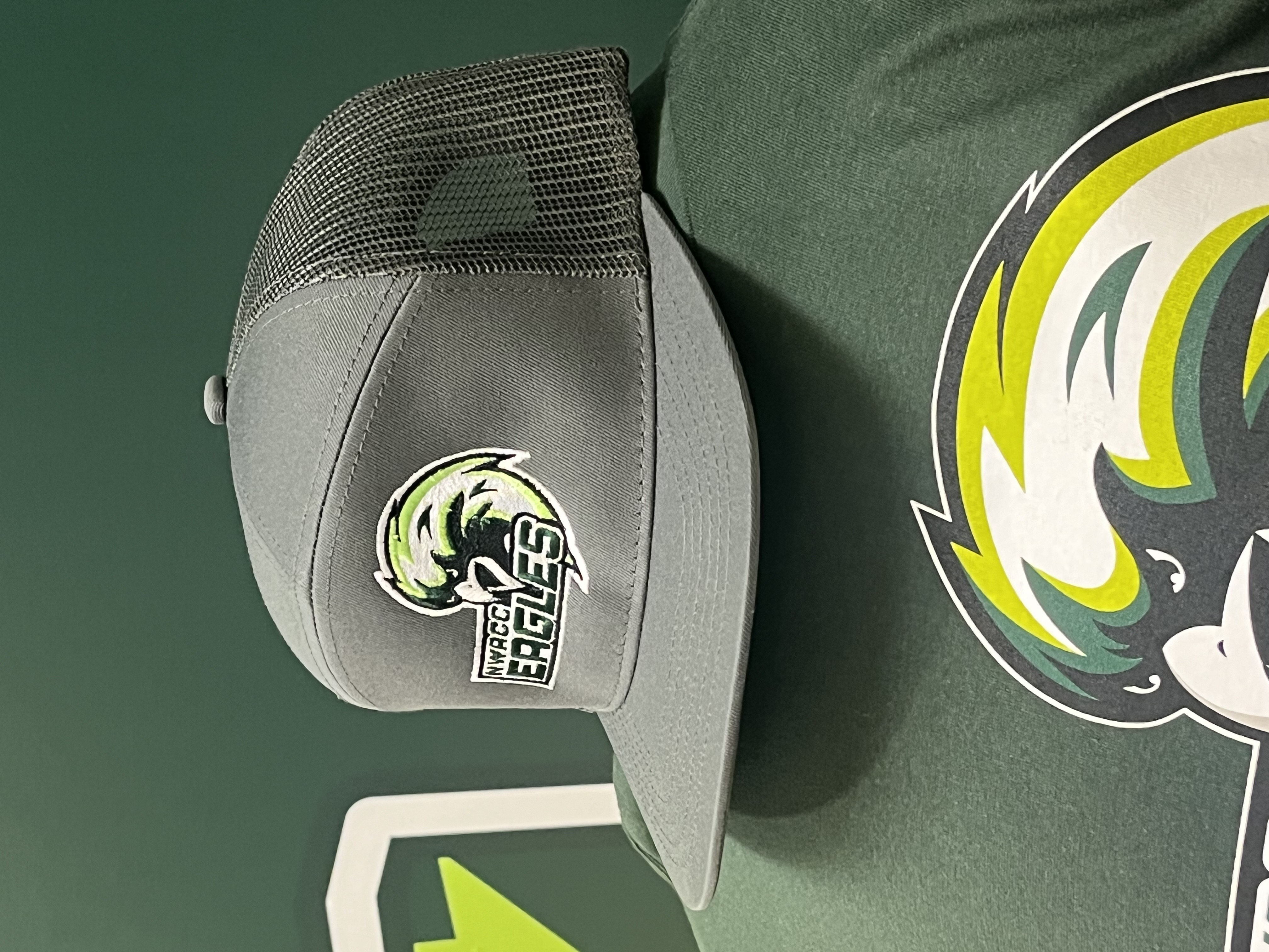 NWACC Eagles Grey Trucker Hat