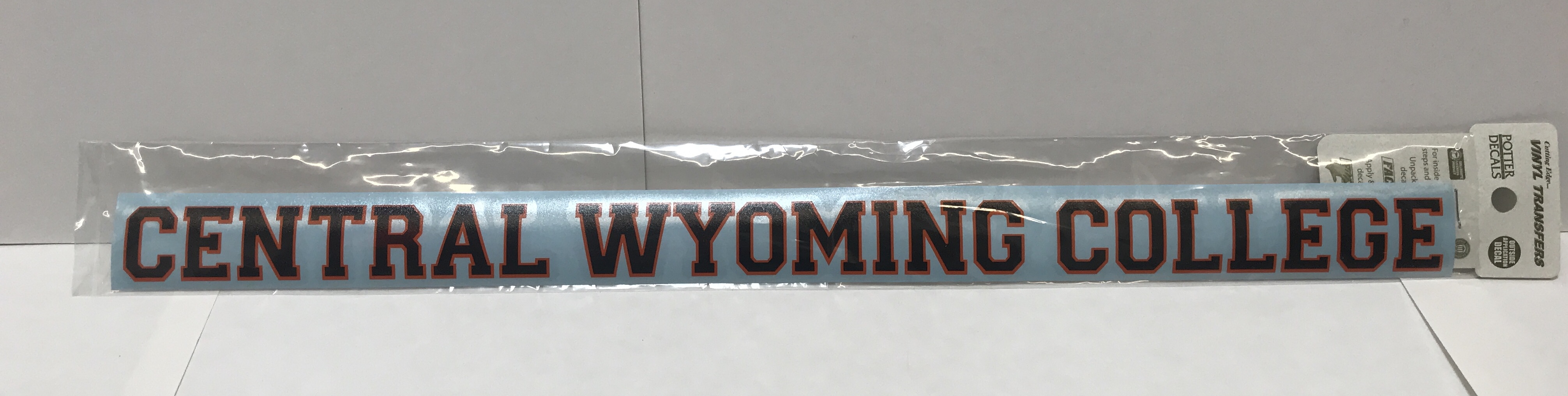 Central Wyoming College Window Decal