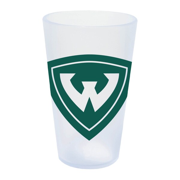 WSU Shield Icicle 16oz Silicone Pint Glass