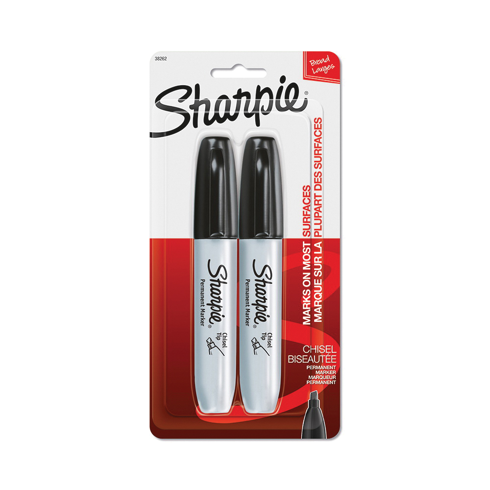 Sharpie Chisel Tip 2/pck