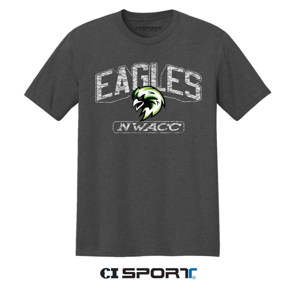 Dakota Tri Blend Tee, Charcoal Heather