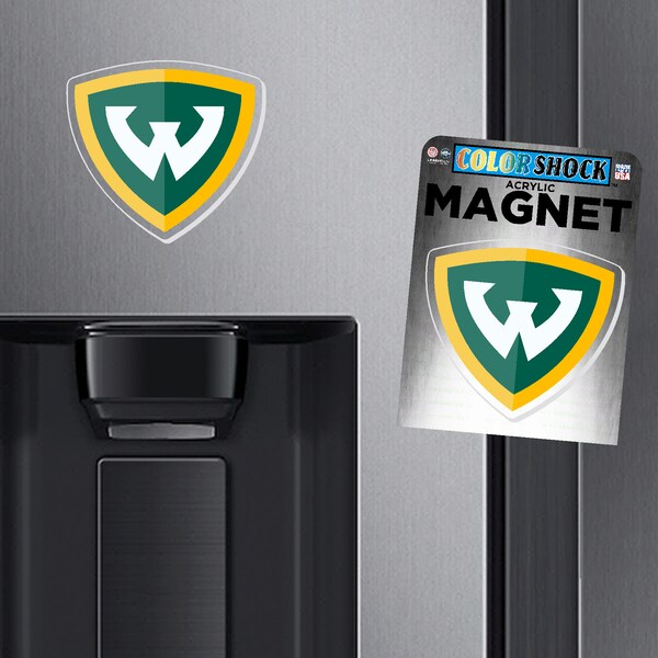 WSU Shield Logo Acrylic Magnet