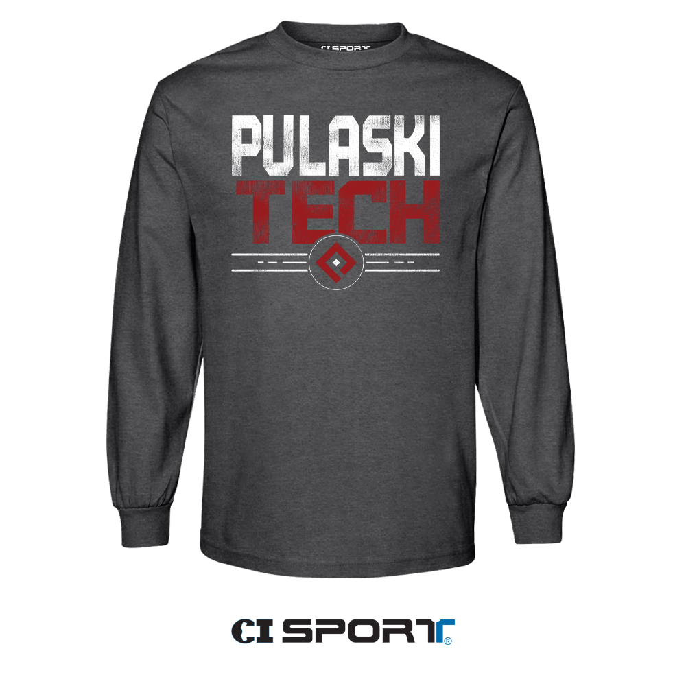CI Sport UAPTC Long Sleeve Tee--Charcoal Heather