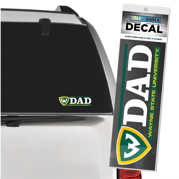 Wayne State University Dad Auto Decal
