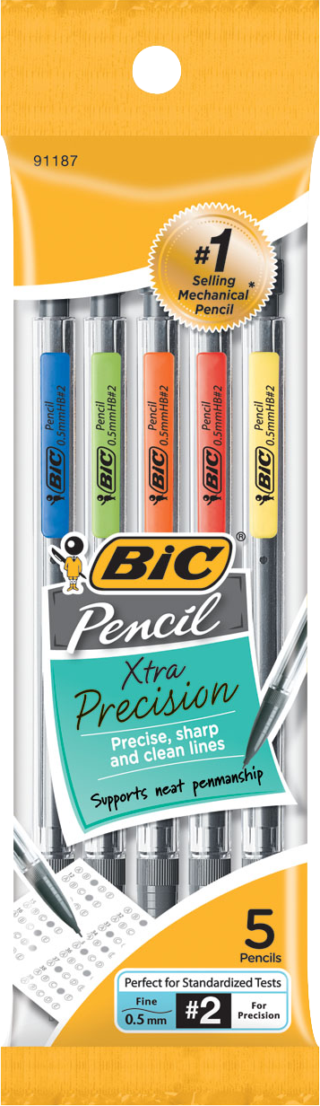 BIC Xtra Precision Mechanical Pencil .5mm - 5 Pack