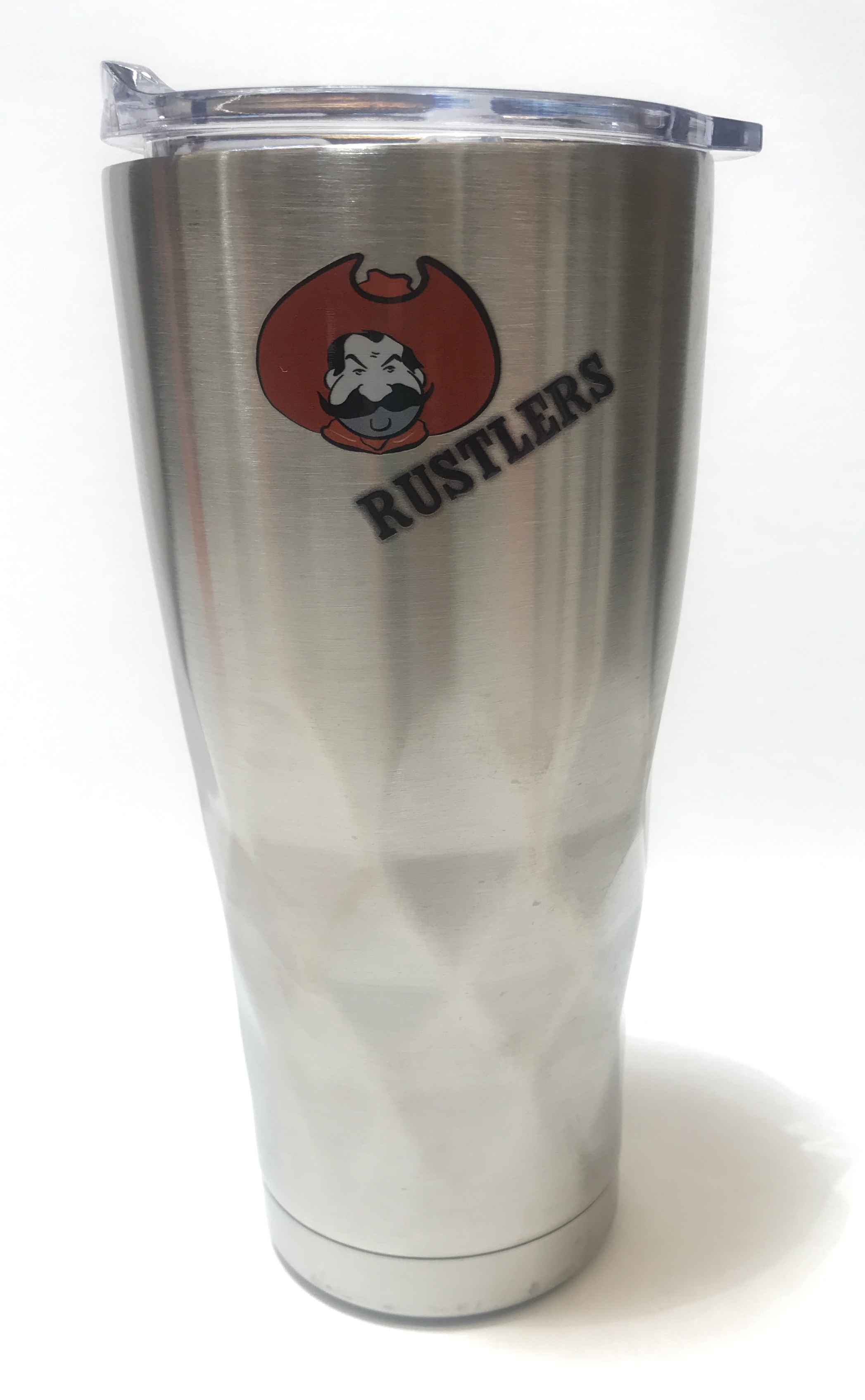 Rusty Rustlers Logo Vortex Coffee Tumbler