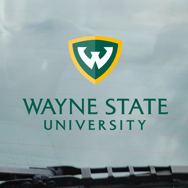Wayne State University Shield Static Cling Standard