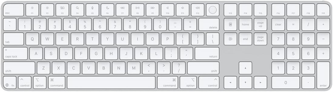 Apple Magic Keyboard with Touch ID and Numeric Keypad for Mac