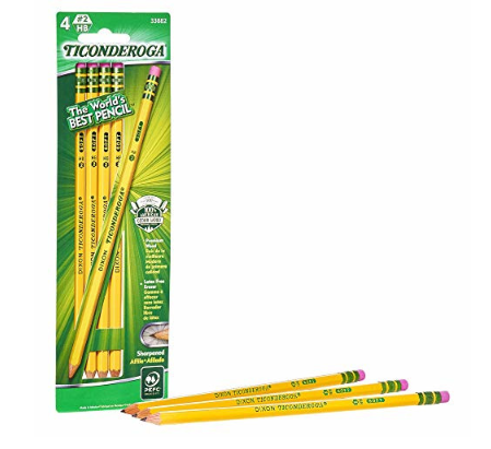 PENCIL #2 PRE-SHARP 4PK