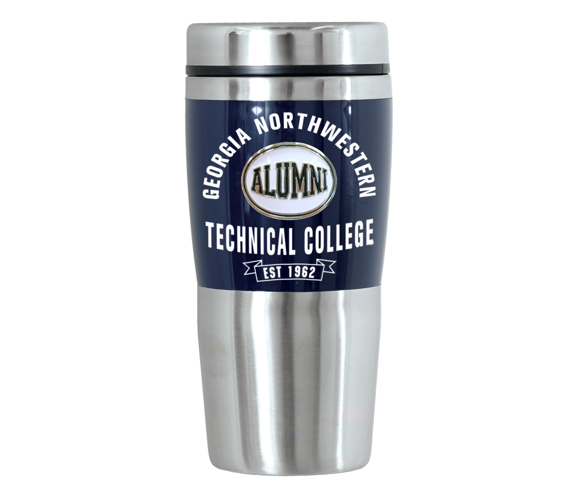 GNTC Est. 1962 Alumni Ryder Medallion Travel Tumbler