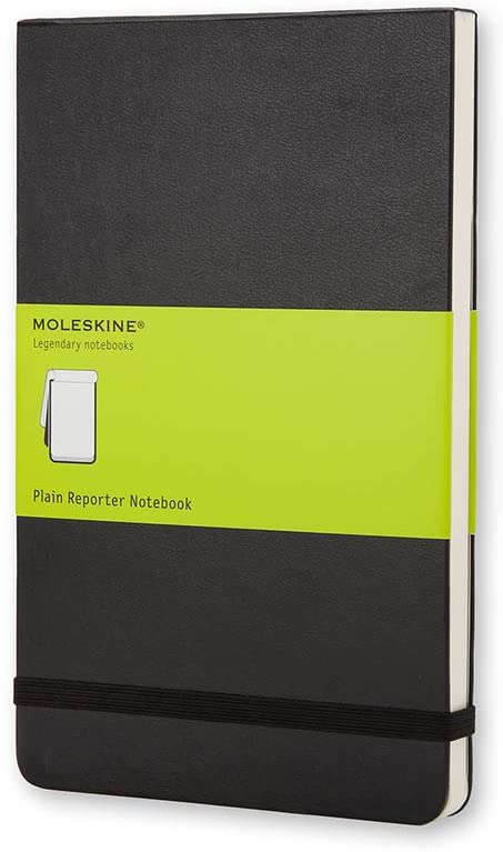 Classic Notebook, Hard Cover, Pocket (3.5" x 5.5") Plain/Blank, Black, 192 Pages