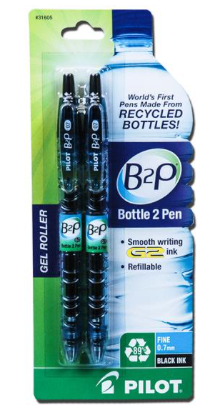 B2P RT Gel Pen .7mm 2pack