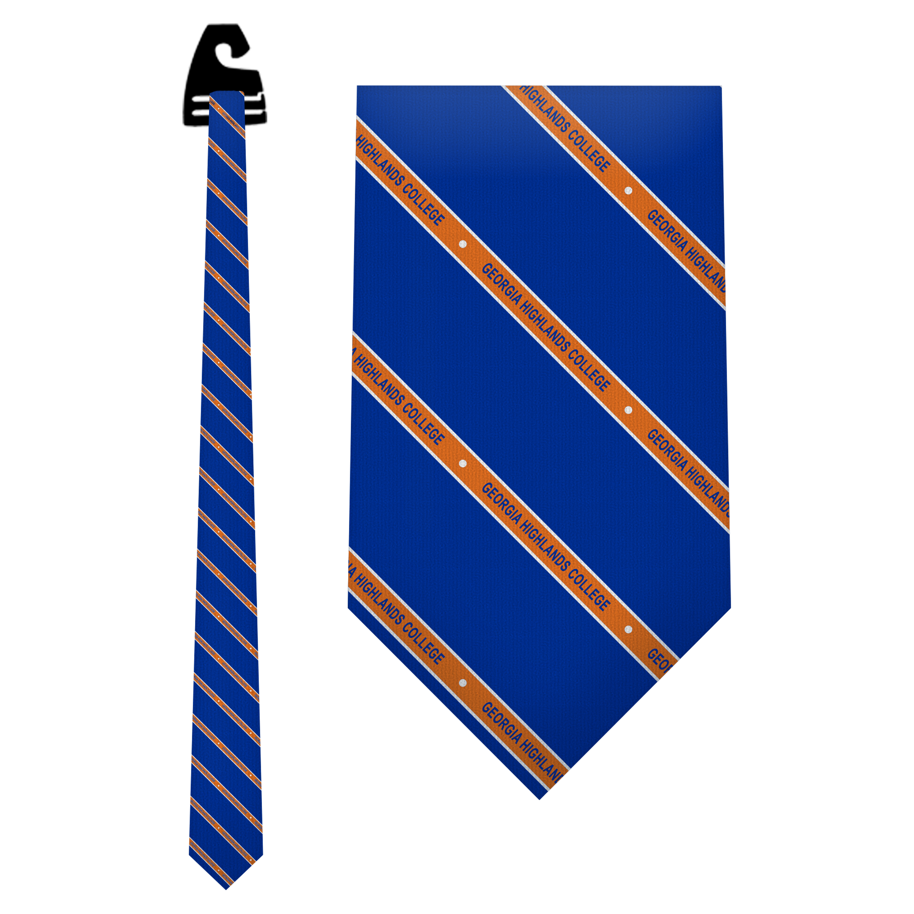 Georgia Highlands College Jefferson Polyester Tie