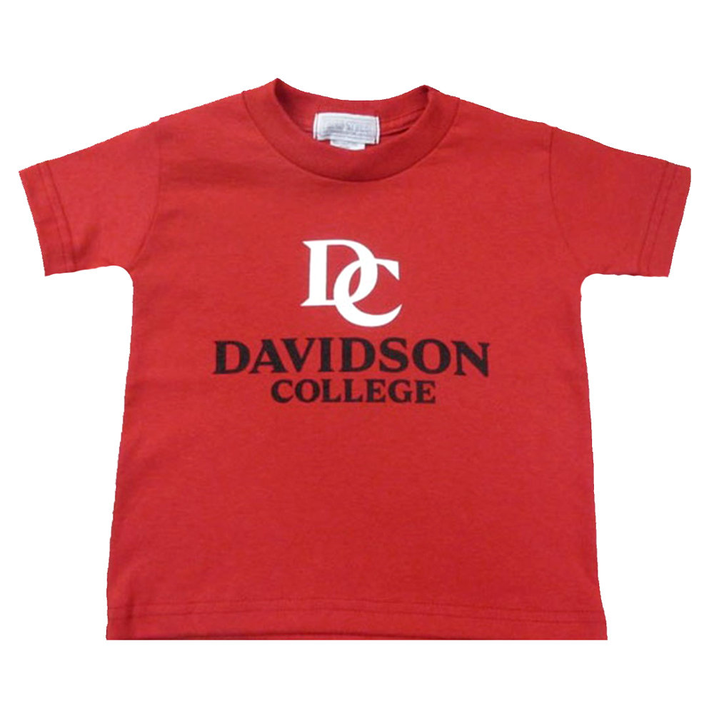 Infant & Toddler Tee - Red - DC Over Davidson College