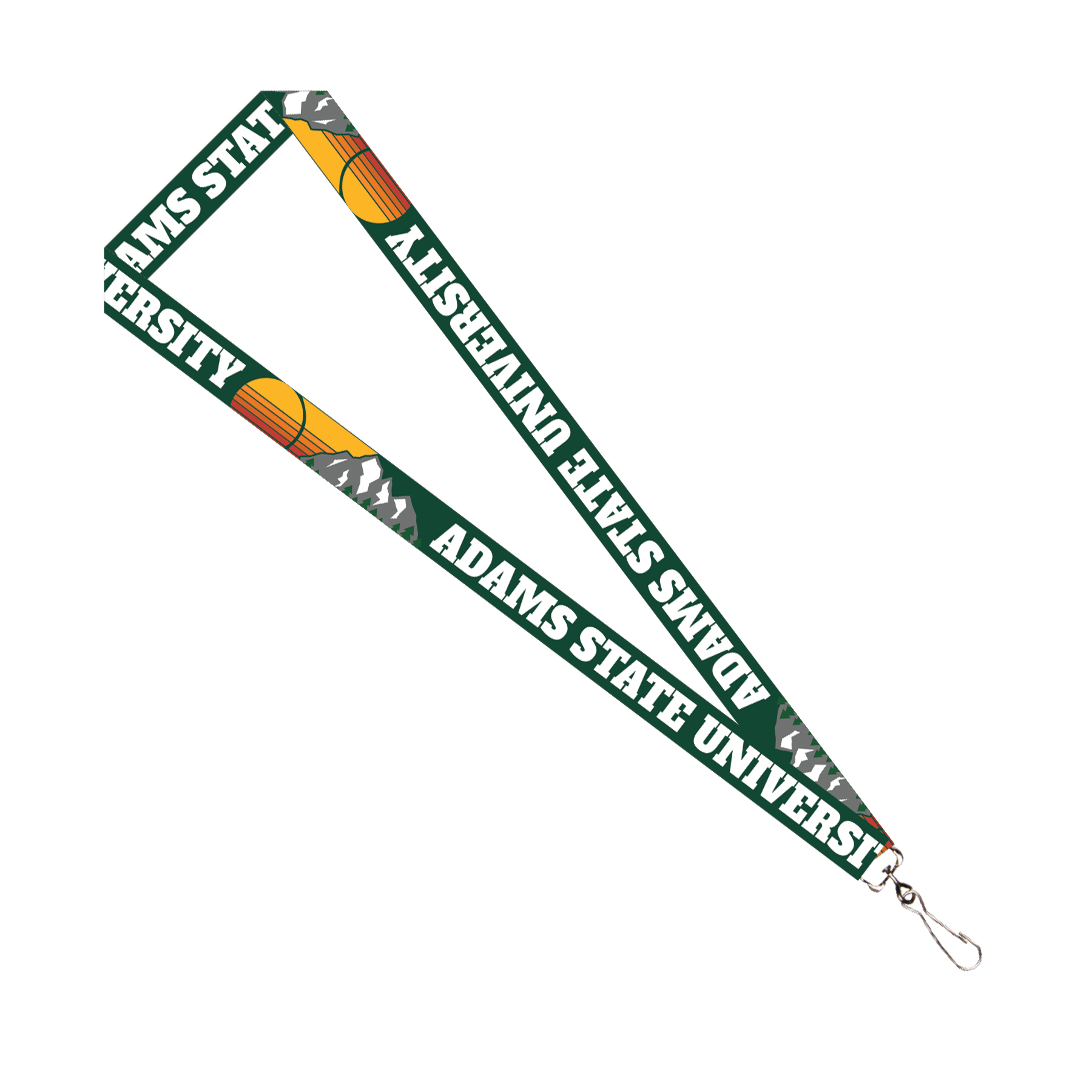 Adams State University Sunset Lanyard