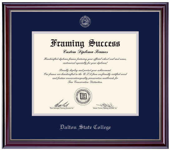 Dalton State College Jefferson Moulding Diploma Frame