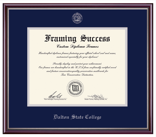 Dalton State College Scholastic Moulding Diploma Frame