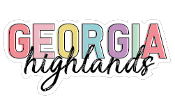 Georgia Highlands Pastel Rugged Decal