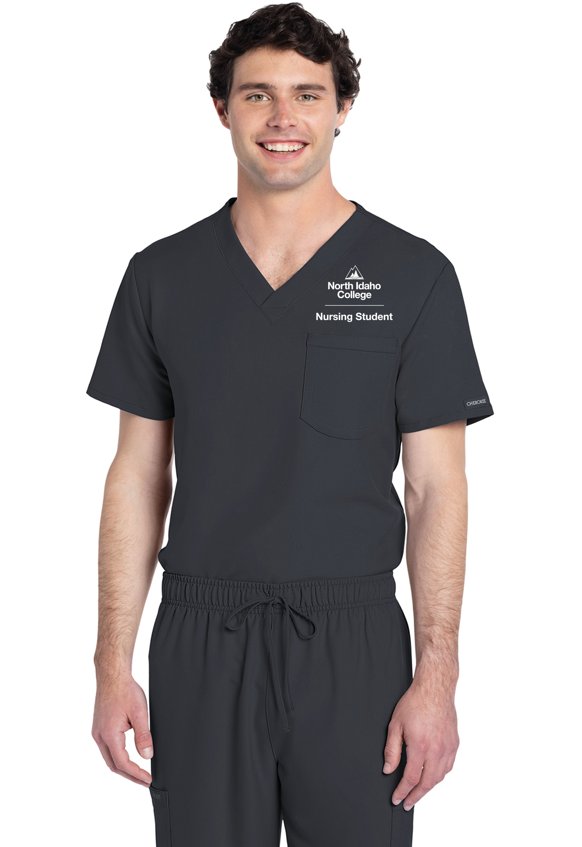NIC Nursing ADN/LPN - Unisex 1-Pocket V-Neck Scrub Top