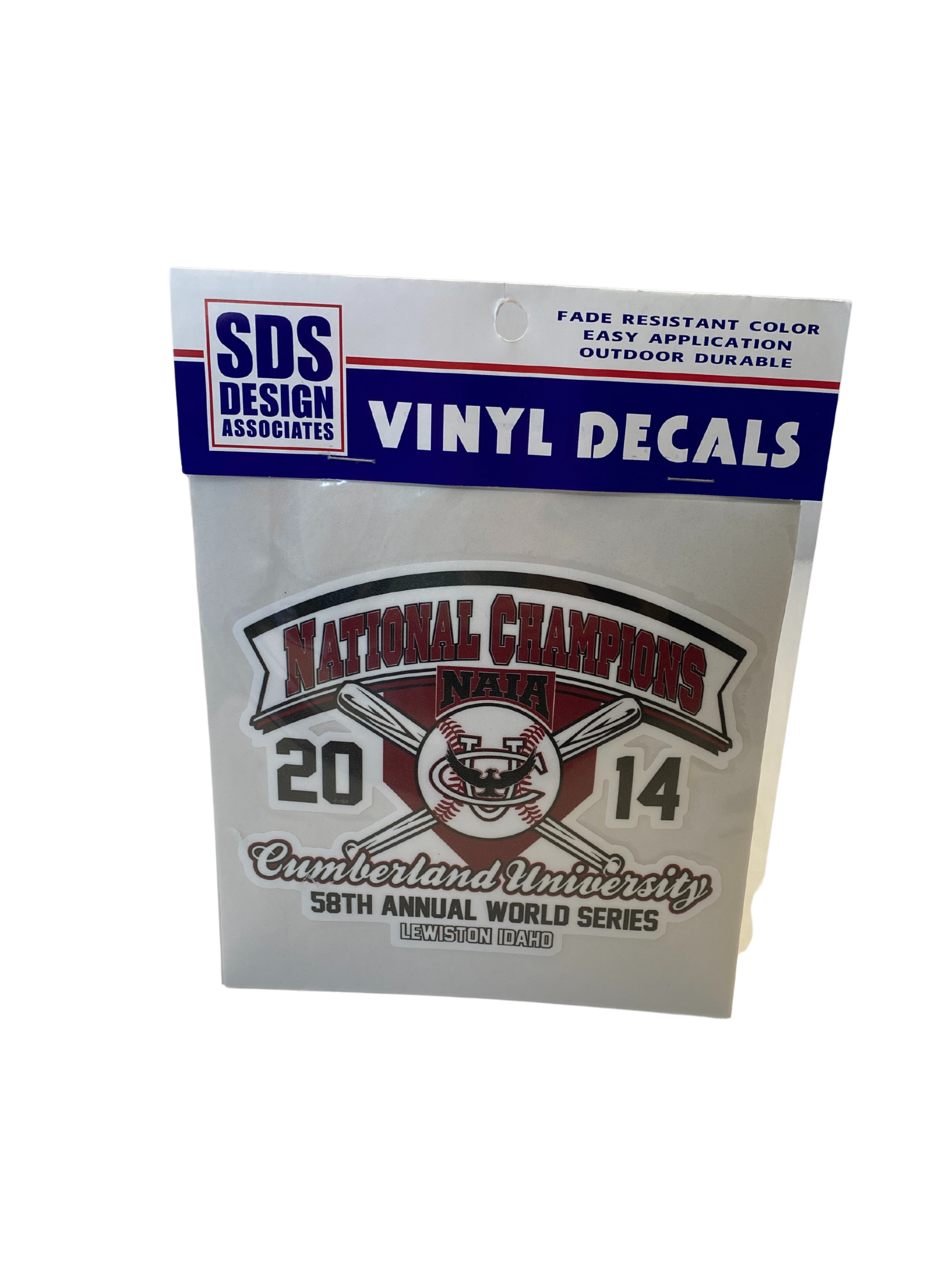 2014 NAIA Baseball National Champions Decal
