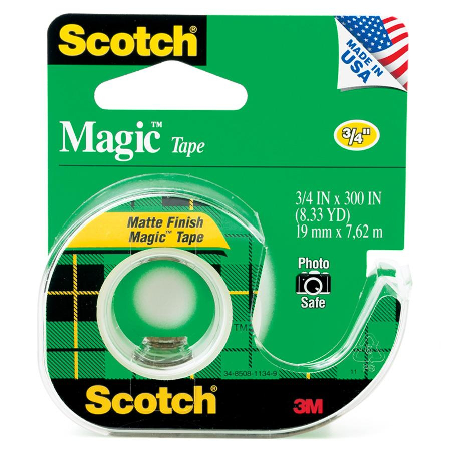 Scotch Magic Tape - Clear .75x300in 1Pk