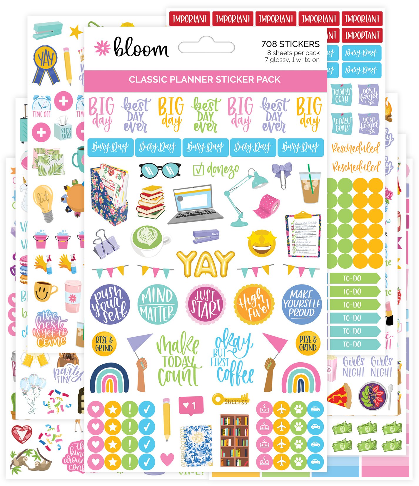 Classic Planner Sticker Sheets