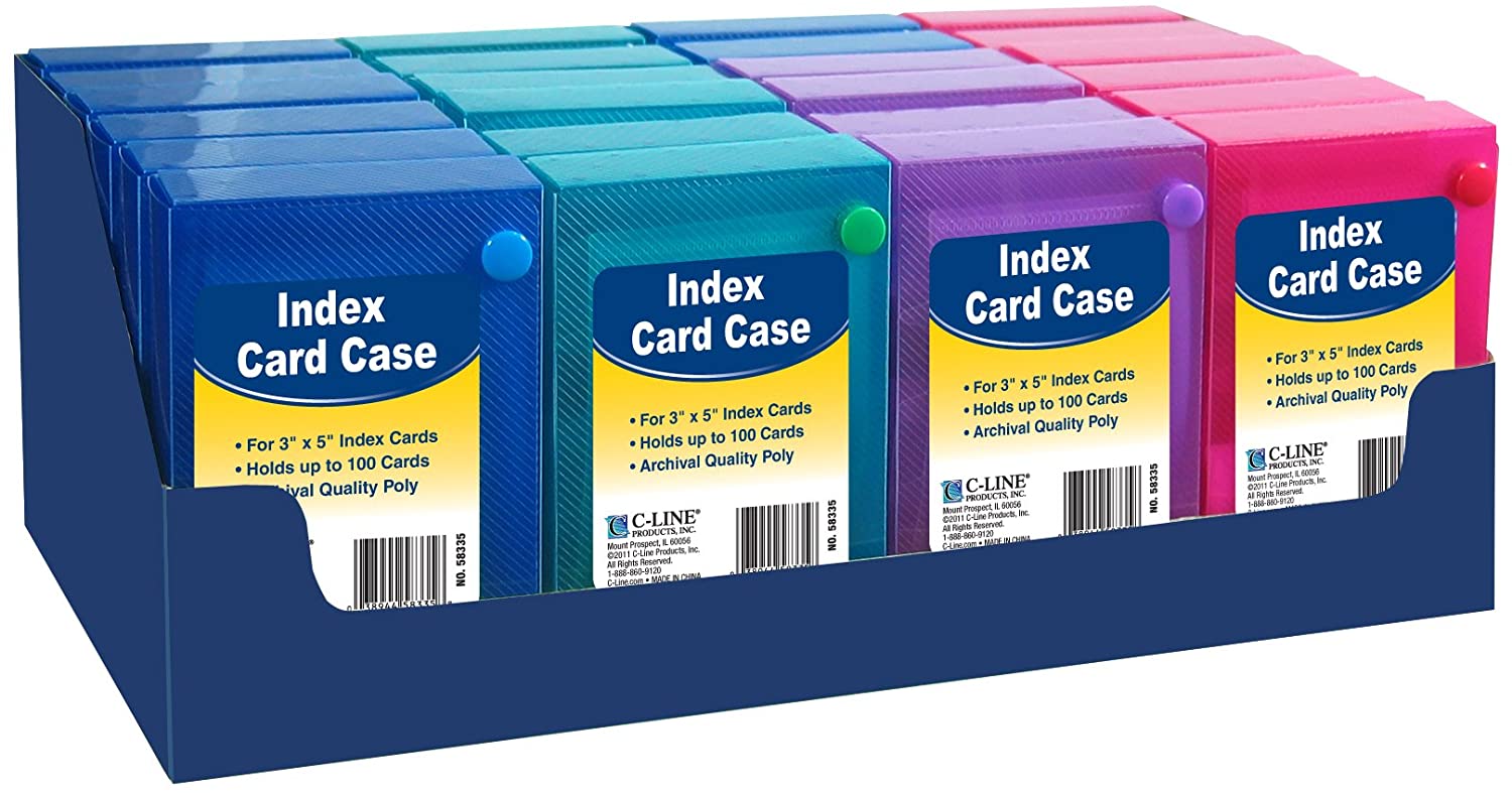 C-Line Index Card Case