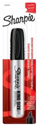 Marker Sharpie King Size Blk 1ct
