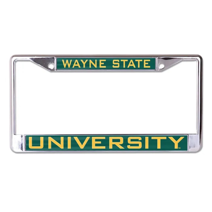 Wayne State University Printed License Plate Frame