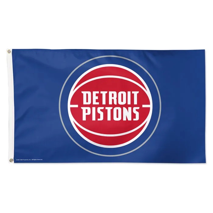 Detroit Pistons Deluxe Flag 3' x 4'