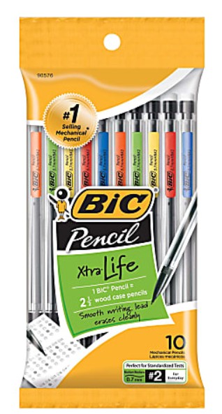 Pencil Mechanical Xtra Smooth .7mm 10/cd