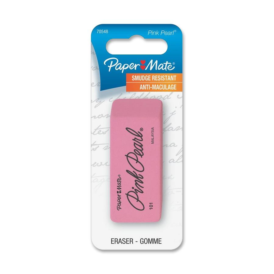 Paper Mate Pearl Eraser - Pink Large 1Pk BP