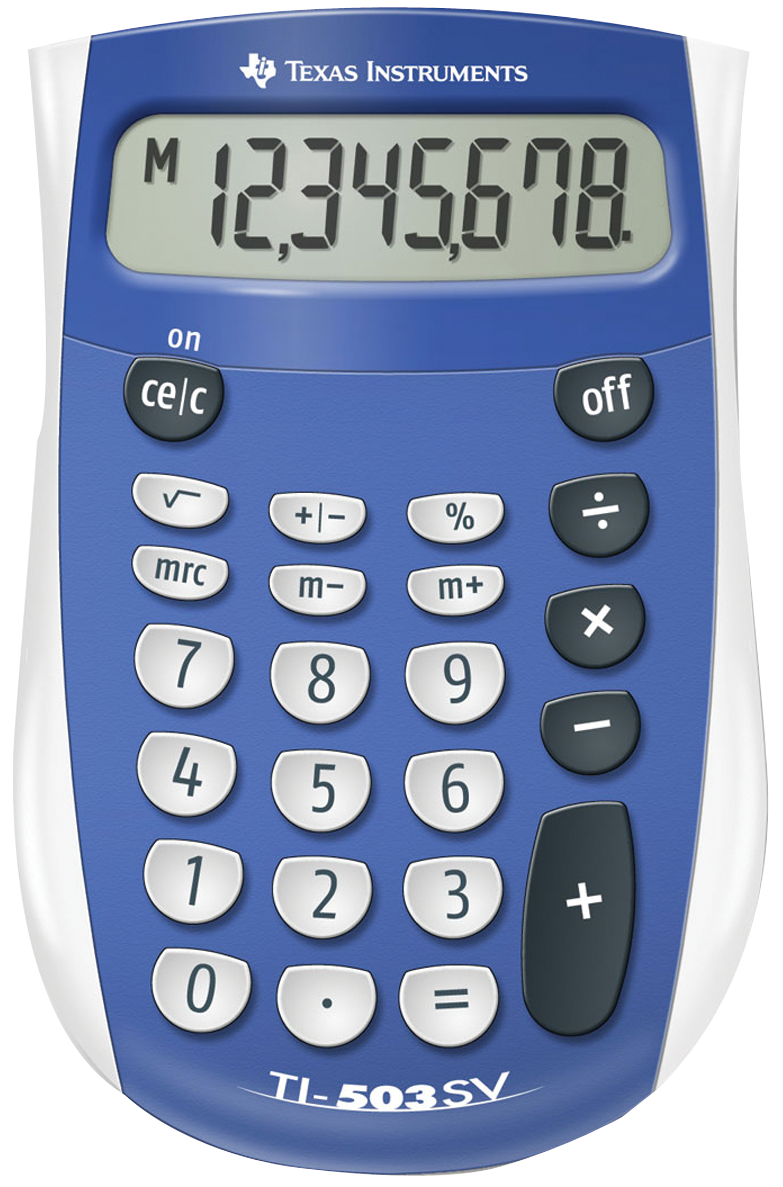 TI-503 SuperView Calculator - Blue 1Pk BP