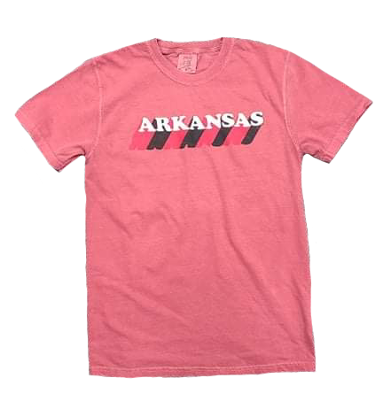 Arkansas Retro 3D Tee
