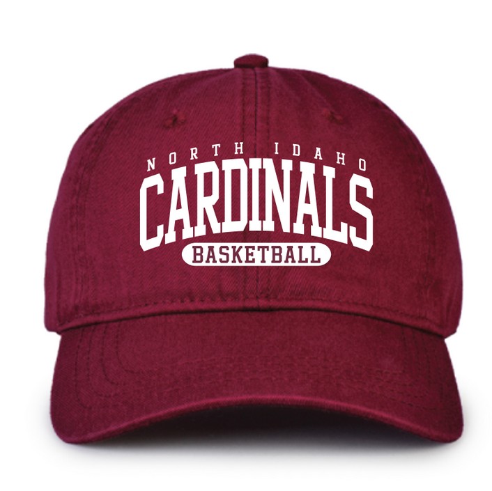 North Idaho Cardinals Basketball Relaxed Twill Hat