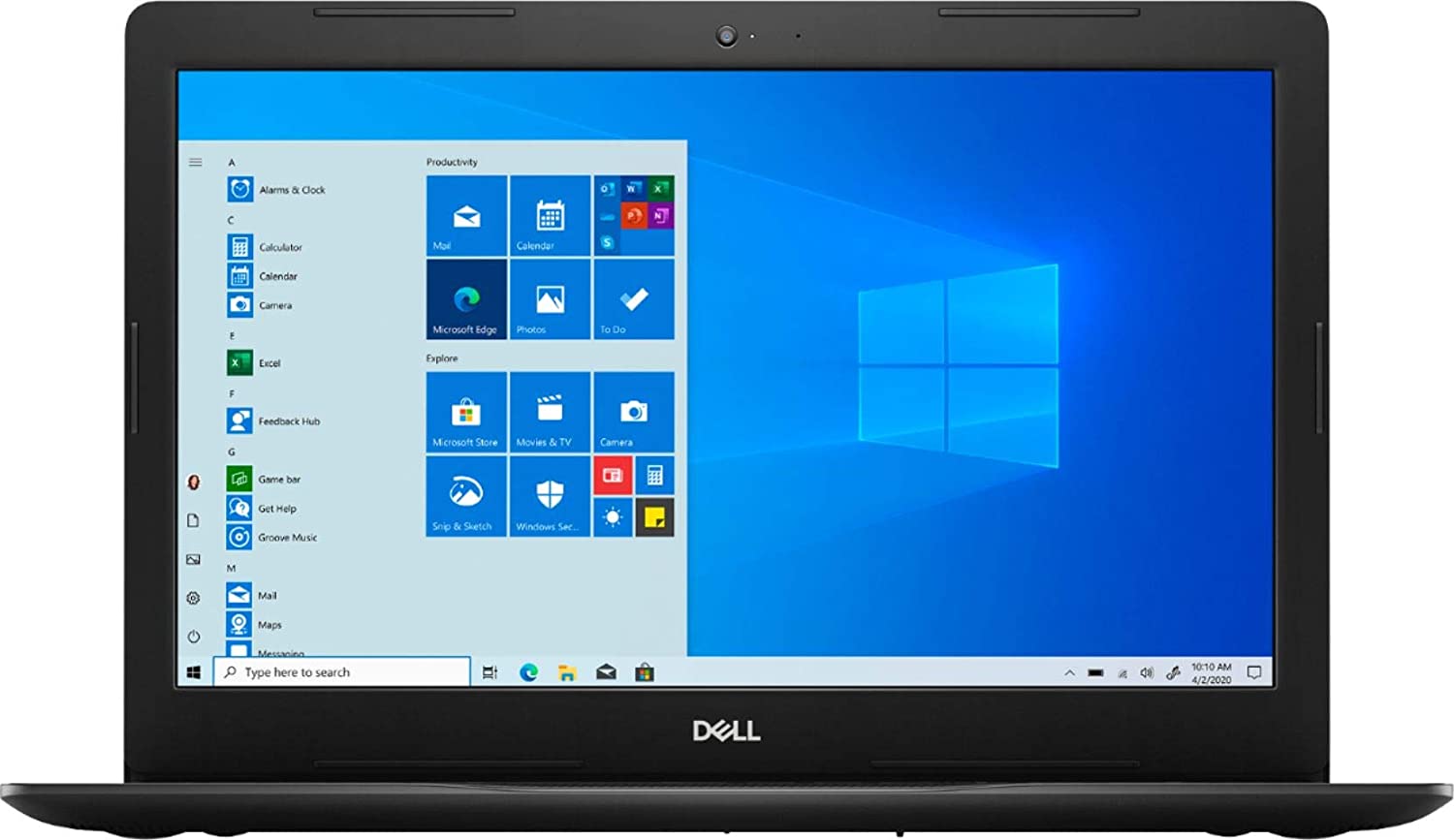 Dell Inspiron 15 3000 (3593) Lptp Non-Touch - i5-1035G1-8-1TB Black 15.6in HD Box (148509)