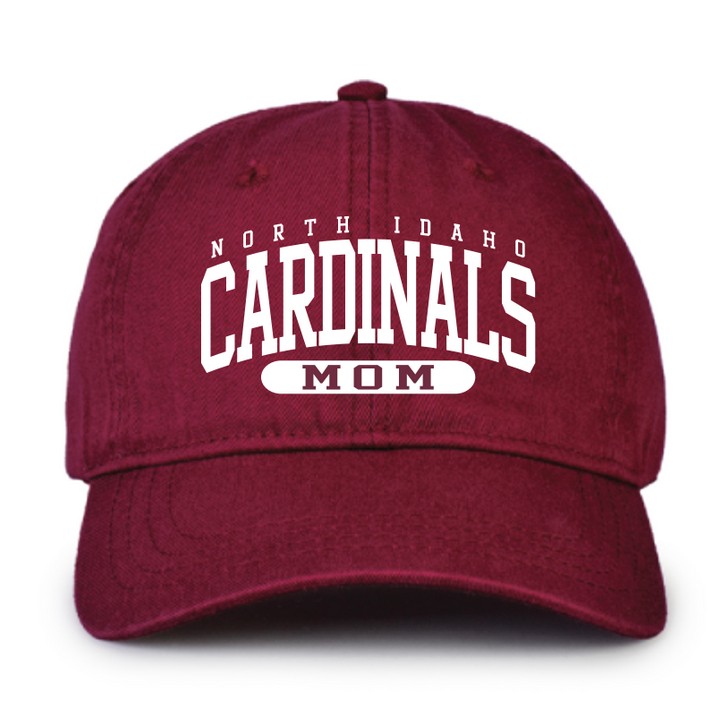 North Idaho Cardinals Mom Relaxed Twill Hat