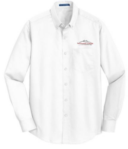 Northwest College Men's Button Down Dress Shirt