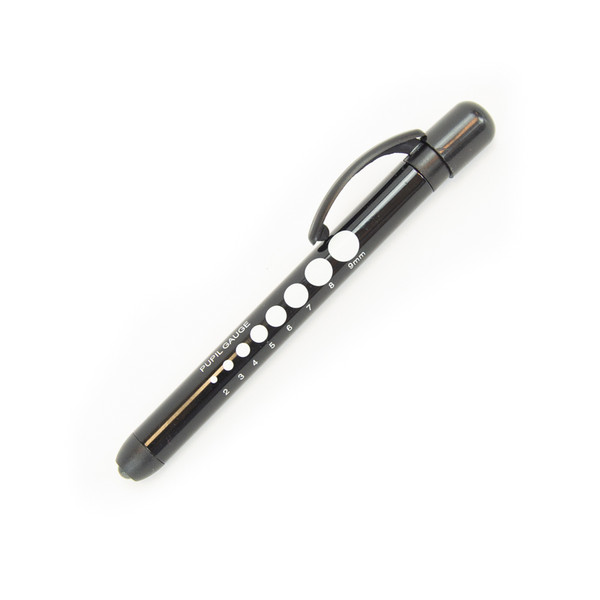 Aluminum Reusable Penlight Black