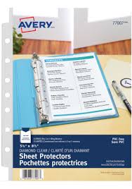 Clear Sheet Protectors (SEE SIZE DIMENTIONS)