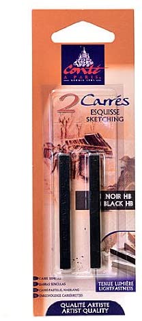 Conte HB Crayons Black (2 pcs)