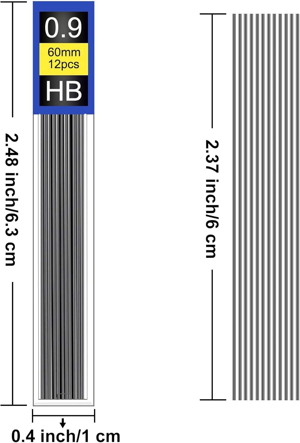 0.9mm HB Mechanical Pencil Refills