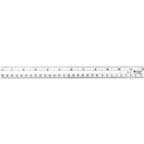Westcott Flexible Plastic Ruler - Clear 12in