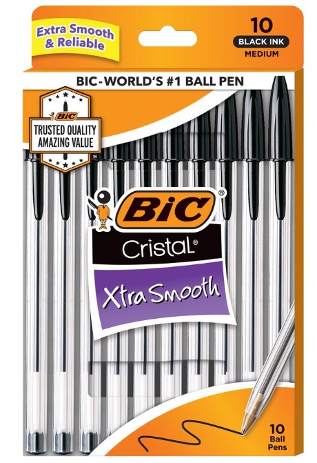 Bic Cristal Xtra Smooth Pen 10ct